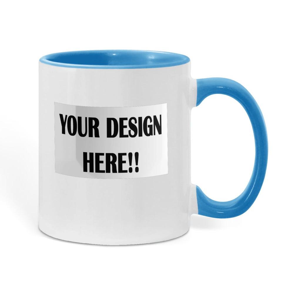 Custom Design Color Accent Mug