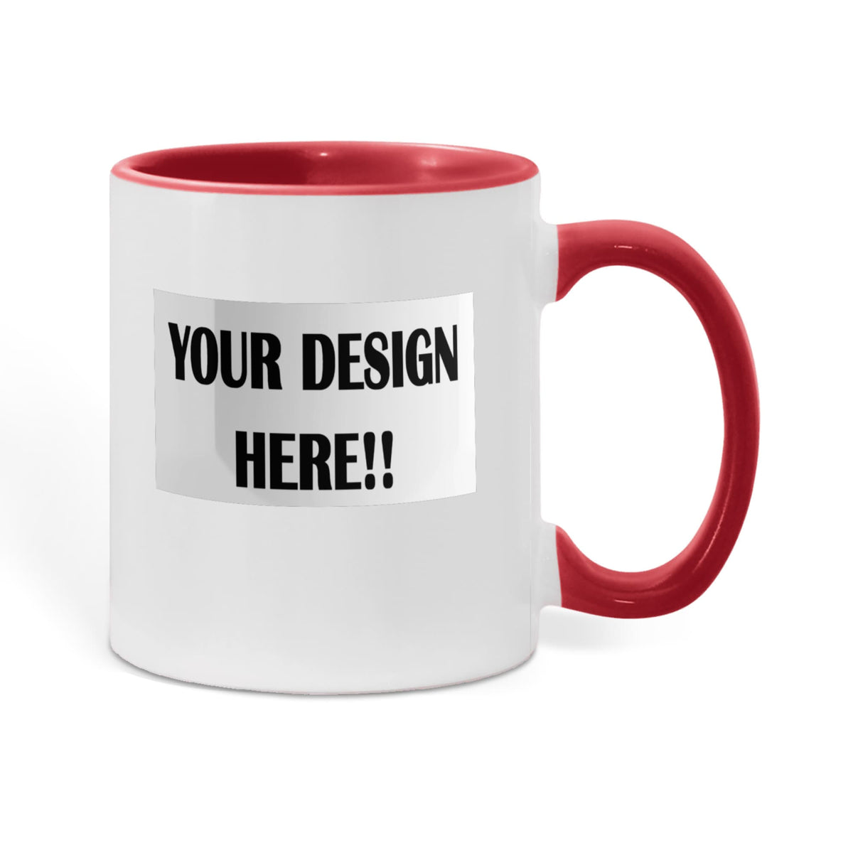 Custom Design Color Accent Mug