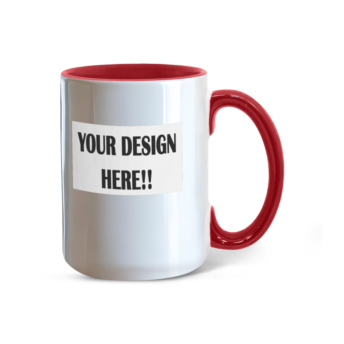 Custom Design Color Accent Mug