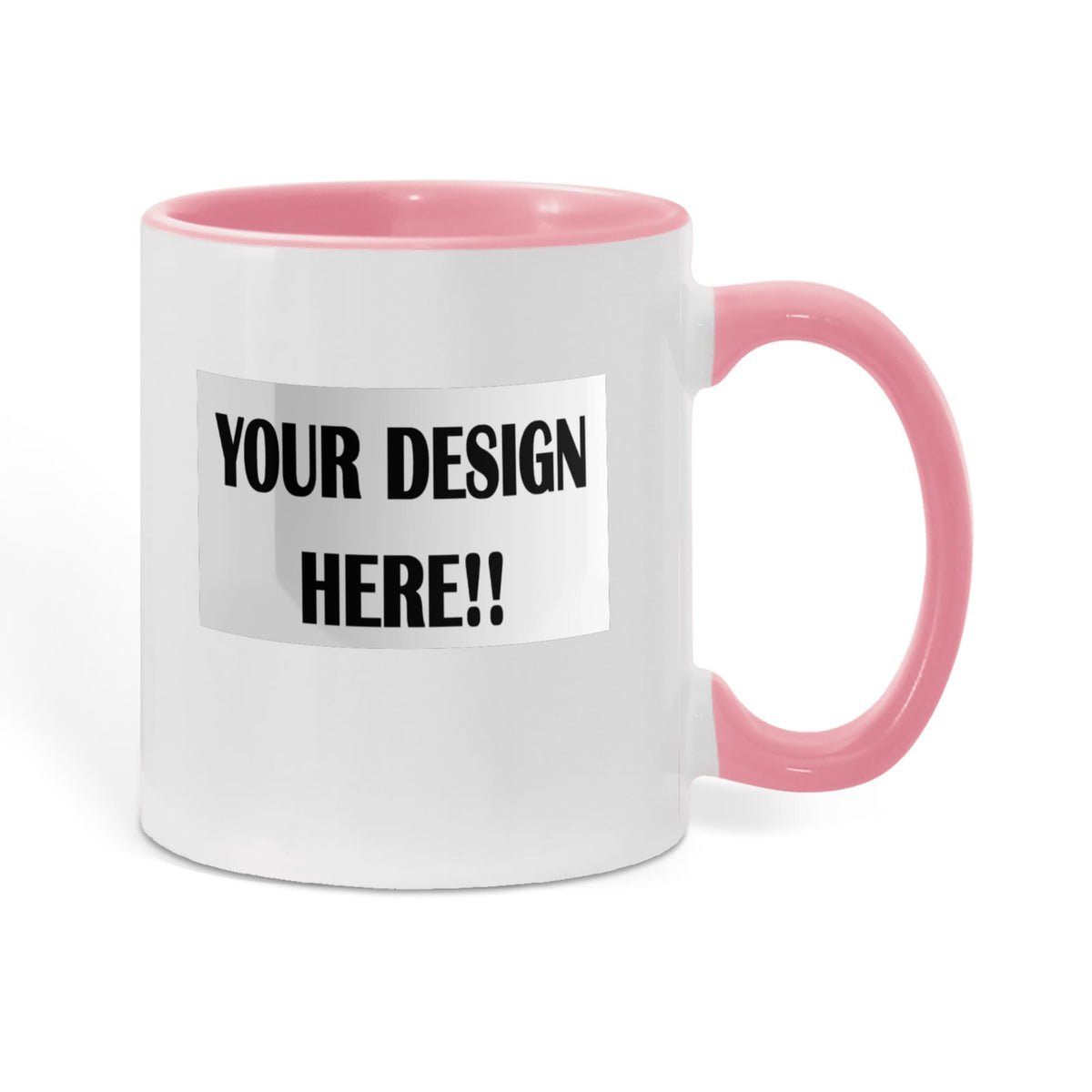 Custom Design Color Accent Mug