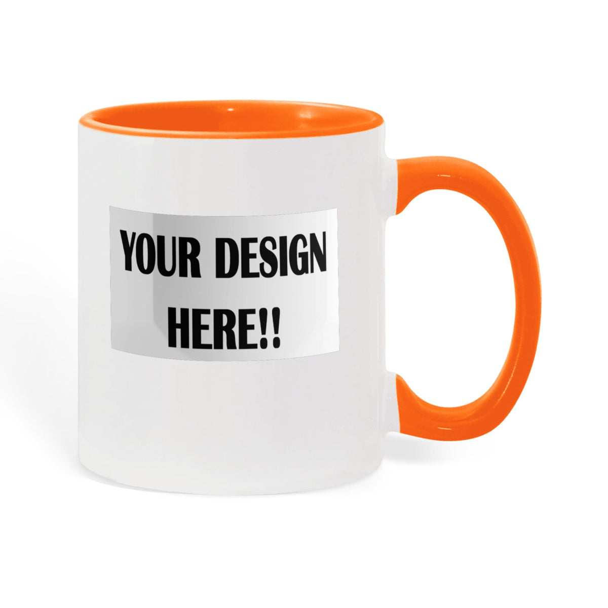 Custom Design Color Accent Mug