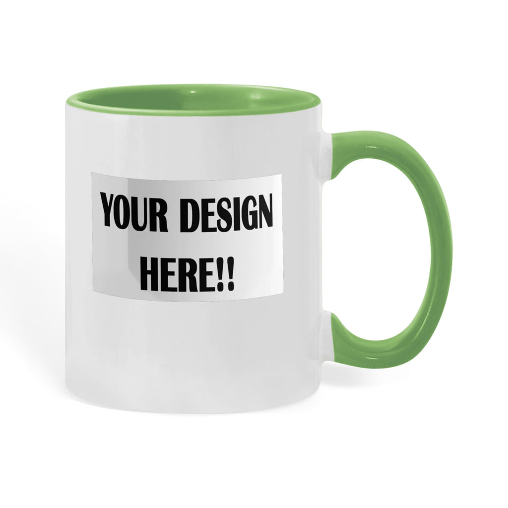 Custom Design Color Accent Mug