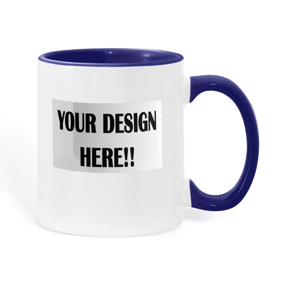 Custom Design Color Accent Mug